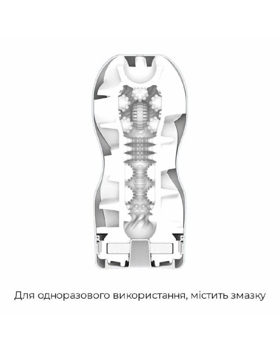 Мастурбатор Tenga Premium Air Flow Cup, 24 повітряні камери всередині Мастурбатор Tenga Premium Air Flow Cup, 24 повітряні камери всередині