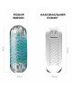 Мастурбатор Tenga Spinner 04 Pixel Cool Edition з пружною стимулювальною спіраллю всередині Мастурбатор Tenga Spinner 04 Pixel Cool Edition з пружною стимулювальною спіраллю всередині