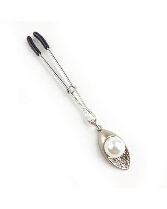 Затискач для клітора Перлина Clit Clamp Pearl Затискач для клітора Перлина Clit Clamp Pearl