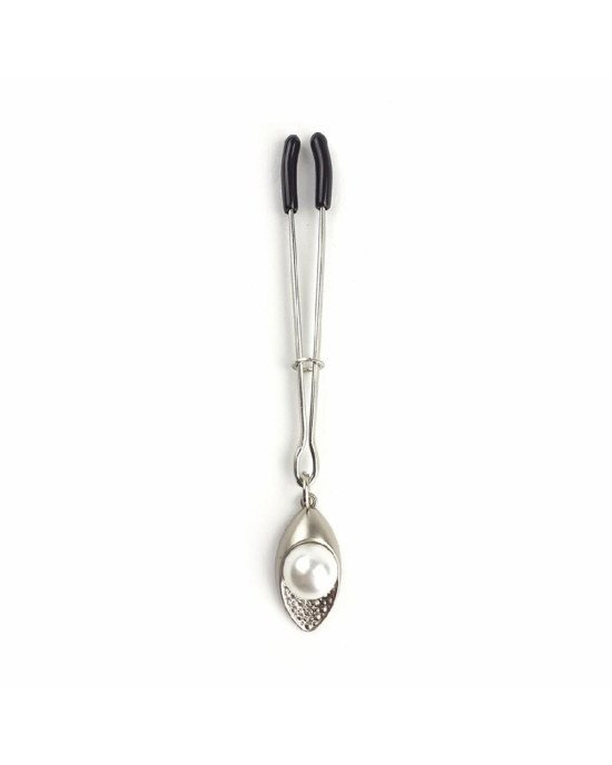Затискач для клітора Перлина Clit Clamp Pearl Затискач для клітора Перлина Clit Clamp Pearl