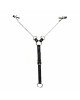 Затискачі для сосків з фіксацією на мошонці Nipple Clamps for Men, Еко шкіра Затискачі для сосків з фіксацією на мошонці Nipple Clamps for Men, Еко шкіра