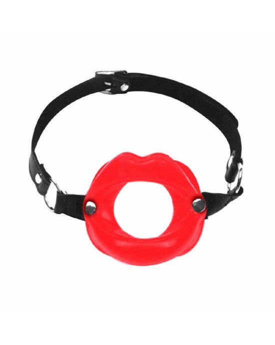 Кляп розширювач в формі губ Art of Sex - Gag Lips, натуральна шкіра Кляп розширювач в формі губ Art of Sex - Gag Lips, натуральна шкіра