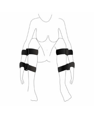 Набір для фіксації Art of Sex - BDSM Hands to feet Simple
