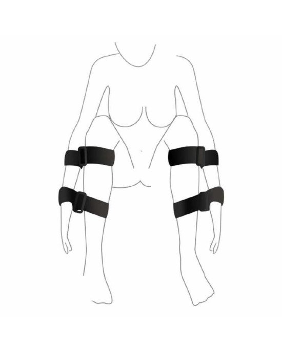 Набір для фіксації Art of Sex - BDSM Hands to feet Simple Набір для фіксації Art of Sex - BDSM Hands to feet Simple