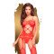 Бодістокінг з вирізом на животику Penthouse - Hot Nightfall Red XL