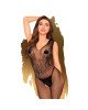 Бодістокінг з візерунком у вигляді крил та метелика Penthouse - Wild catch black XL Бодістокінг з візерунком у вигляді крил та метелика Penthouse - Wild catch black XL