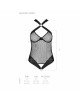 Сітчастий боді з халтером Amanda Body black S/M - Passion