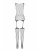 Сітчастий тілесний бодістокінг, який імітує боді з панчохами на підв'язках Casmir CA003 Сітчастий тілесний бодістокінг, який імітує боді з панчохами на підв'язках Casmir CA003