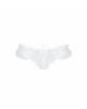 Трусики в горошок, з рюшами та шнурівкою Fatin Thong white S/M - Passion Трусики в горошок, з рюшами та шнурівкою Fatin Thong white S/M - Passion