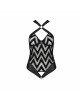 Сітчастий боді з халтером та ритмічним малюнком Hima Body black L/XL - Passion Сітчастий боді з халтером та ритмічним малюнком Hima Body black L/XL - Passion