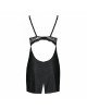 Бебі-дол з еко-шкіри та мережива Loona Chemise black XXL/XXXL - Passion