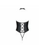Боді з еко-шкіри з імітацією шнурівки та відкритим доступом Nancy Body black S/M - Passion Боді з еко-шкіри з імітацією шнурівки та відкритим доступом Nancy Body black S/M - Passion