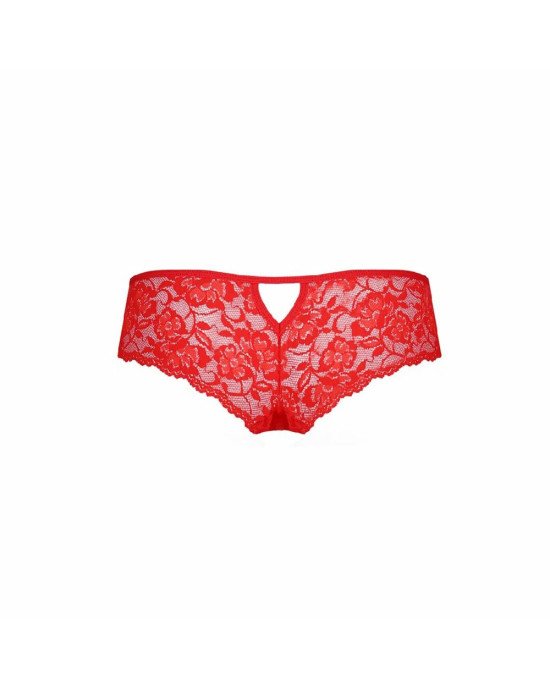 Трусики-бразиліана з квіткового мережива Raja Thong red L/XL - Passion Трусики-бразиліана з квіткового мережива Raja Thong red L/XL - Passion