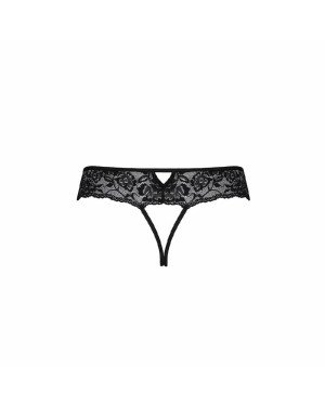 Мереживні стрінги з доступом Senia Thong black L/XL - Passion Мереживні стрінги з доступом Senia Thong black L/XL - Passion