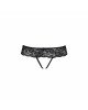 Мереживні стрінги з доступом Senia Thong black L/XL - Passion Мереживні стрінги з доступом Senia Thong black L/XL - Passion