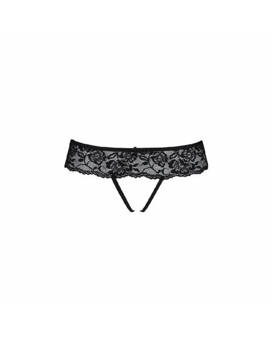 Мереживні стрінги з доступом Senia Thong black S/M - Passion Мереживні стрінги з доступом Senia Thong black S/M - Passion