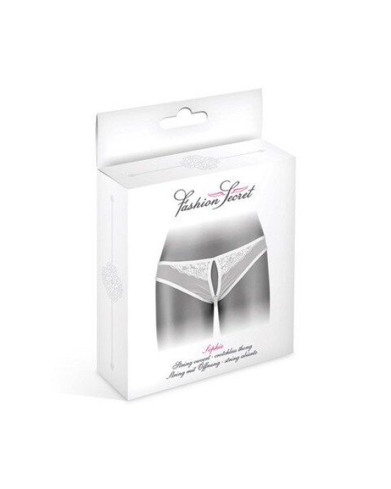Трусики з перлинами і доступом Fashion Secret Sophie White Трусики з перлинами і доступом Fashion Secret Sophie White
