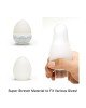 Мастурбатор-яйце Tenga Egg Wavy II з подвійним хвилястим рельєфом Мастурбатор-яйце Tenga Egg Wavy II з подвійним хвилястим рельєфом