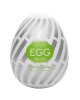 Мастурбатор-яйце Tenga Egg Brush з рельєфом у вигляді великої щетини