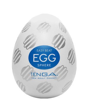 Мастурбатор-яйце Tenga Egg Sphere з багаторівневим рельєфом