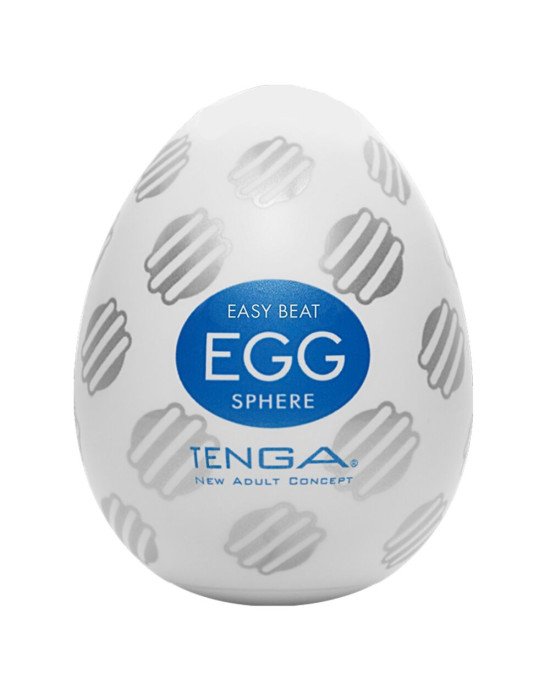 Мастурбатор-яйце Tenga Egg Sphere з багаторівневим рельєфом