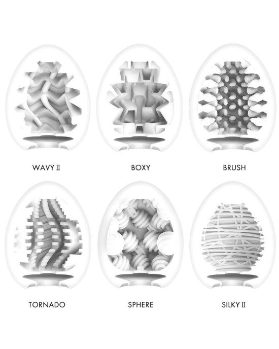 Набір яєць-мастурбаторів Tenga Egg New Standard Pack (6 яєць) Набір яєць-мастурбаторів Tenga Egg New Standard Pack (6 яєць)