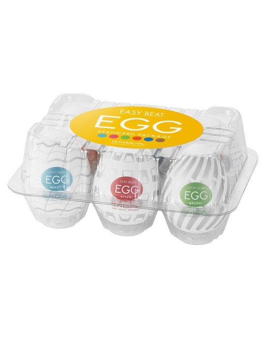 Набір яєць-мастурбаторів Tenga Egg New Standard Pack (6 яєць) Набір яєць-мастурбаторів Tenga Egg New Standard Pack (6 яєць)