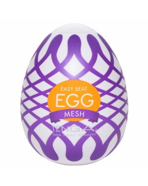 Мастурбатор-яйце Tenga Egg Mesh із сітчастим рельєфом