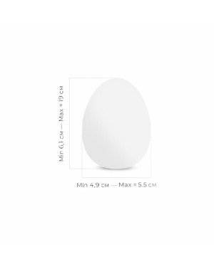 Мастурбатор-яйце Tenga Egg Tube, рельєф з поздовжніми лініями Мастурбатор-яйце Tenga Egg Tube, рельєф з поздовжніми лініями
