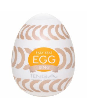 Мастурбатор-яйце Tenga Egg Ring з асиметричним рельєфом