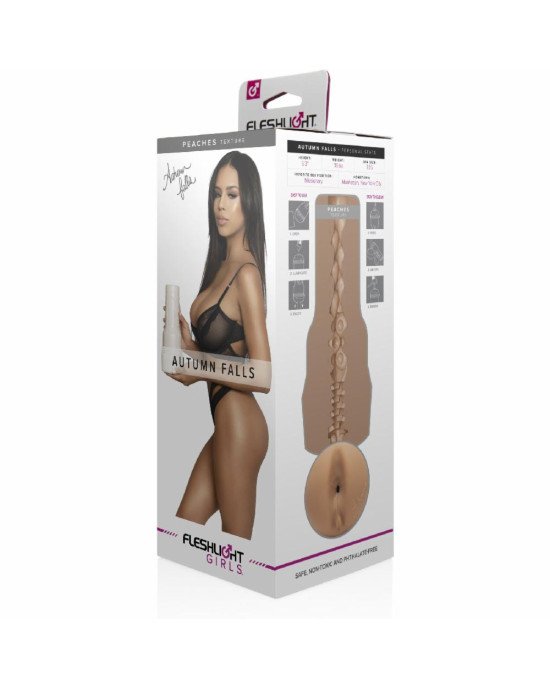 Мастурбатор Fleshlight Girls: Autumn Falls - Peaches, за зліпком ануса, дуже ніжний Мастурбатор Fleshlight Girls: Autumn Falls - Peaches, за зліпком ануса, дуже ніжний