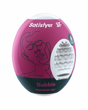 Самозмащувальний мастурбатор-яйце Satisfyer Masturbator Egg Bubble, одноразовий, не потребує змазки Самозмащувальний мастурбатор-яйце Satisfyer Masturbator Egg Bubble, одноразовий, не потребує змазки