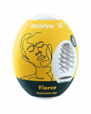 Самозмащувальний мастурбатор-яйце Satisfyer Masturbator Egg Fierce, одноразовий, не потребує змазки Самозмащувальний мастурбатор-яйце Satisfyer Masturbator Egg Fierce, одноразовий, не потребує змазки
