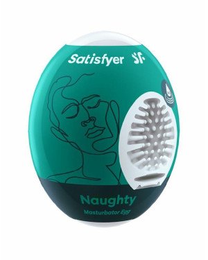 Самозмащувальний мастурбатор-яйце Satisfyer Masturbator Egg Naughty, одноразовий, не потребує змазки Самозмащувальний мастурбатор-яйце Satisfyer Masturbator Egg Naughty, одноразовий, не потребує змазки