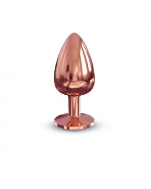 Металева анальна пробка із прикрасою у вигляді кристалу Dorcel - Diamond Plug Rose Gold L Металева анальна пробка із прикрасою у вигляді кристалу Dorcel - Diamond Plug Rose Gold L