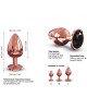 Металева анальна пробка із прикрасою у вигляді кристалу Dorcel - Diamond Plug Rose Gold L Металева анальна пробка із прикрасою у вигляді кристалу Dorcel - Diamond Plug Rose Gold L