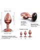 Металева анальна пробка із прикрасою у вигляді кристалу Dorcel - Diamond Plug Rose Gold S Металева анальна пробка із прикрасою у вигляді кристалу Dorcel - Diamond Plug Rose Gold S