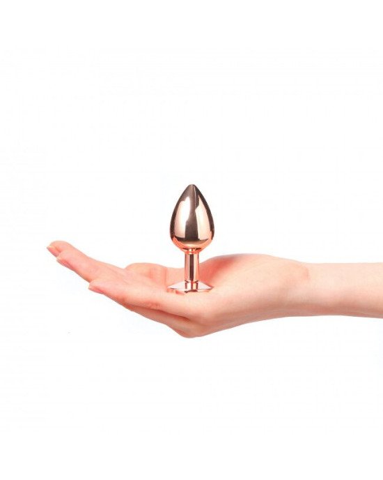 Металева анальна пробка із прикрасою у вигляді кристалу Dorcel - Diamond Plug Rose Gold S Металева анальна пробка із прикрасою у вигляді кристалу Dorcel - Diamond Plug Rose Gold S