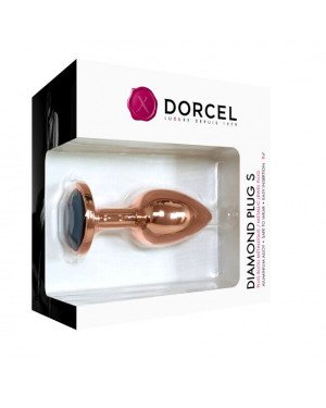 Металева анальна пробка із прикрасою у вигляді кристалу Dorcel - Diamond Plug Rose Gold S Металева анальна пробка із прикрасою у вигляді кристалу Dorcel - Diamond Plug Rose Gold S