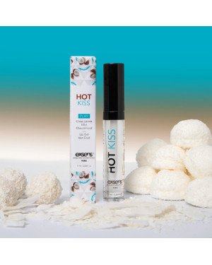 Стимулювальний блиск для губ EXSENS Coconut Hot Kiss 7 мл, зігріває та охолоджує Стимулювальний блиск для губ EXSENS Coconut Hot Kiss 7 мл, зігріває та охолоджує