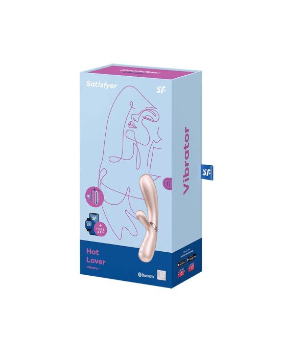Смарт вібратор-кролик із підігрівом Satisfyer Hot Lover Nude Смарт вібратор-кролик із підігрівом Satisfyer Hot Lover Nude