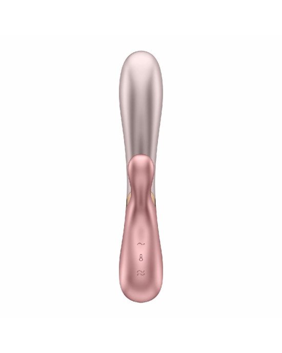 Смарт вібратор-кролик із підігрівом Satisfyer Hot Lover Pink