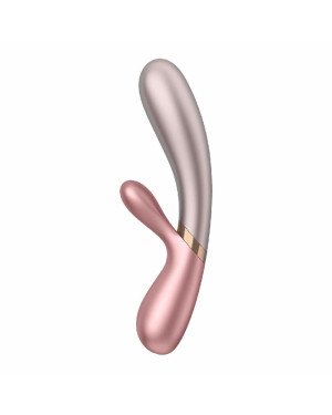 Смарт вібратор-кролик із підігрівом Satisfyer Hot Lover Pink