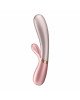 Смарт вібратор-кролик із підігрівом Satisfyer Hot Lover Pink