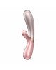Смарт вібратор-кролик із підігрівом Satisfyer Hot Lover Pink