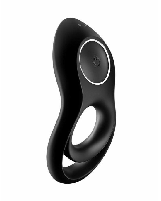 Ерекційне кільце з вібрацією Satisfyer Legendary Duo для члена та мошонки Ерекційне кільце з вібрацією Satisfyer Legendary Duo для члена та мошонки