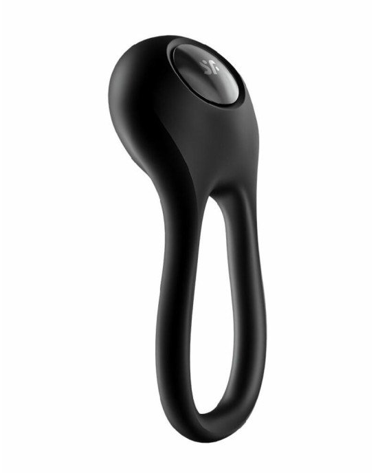 Ерекційне кільце з вібрацією Satisfyer Majestic Duo для члена та мошонки Ерекційне кільце з вібрацією Satisfyer Majestic Duo для члена та мошонки
