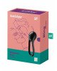 Ерекційне кільце з вібрацією Satisfyer Majestic Duo для члена та мошонки Ерекційне кільце з вібрацією Satisfyer Majestic Duo для члена та мошонки