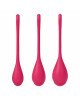 Набір йоні намистин Satisfyer Yoni Power 1 Red, діаметр 2-2,5-3см, вага 22-46-74гр Набір йоні намистин Satisfyer Yoni Power 1 Red, діаметр 2-2,5-3см, вага 22-46-74гр