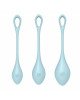 Набір йоні намистин Satisfyer Yoni Power 2 Light Blue, диаметр 2-2,5-3см, вес 22-44-73гр Набір йоні намистин Satisfyer Yoni Power 2 Light Blue, диаметр 2-2,5-3см, вес 22-44-73гр